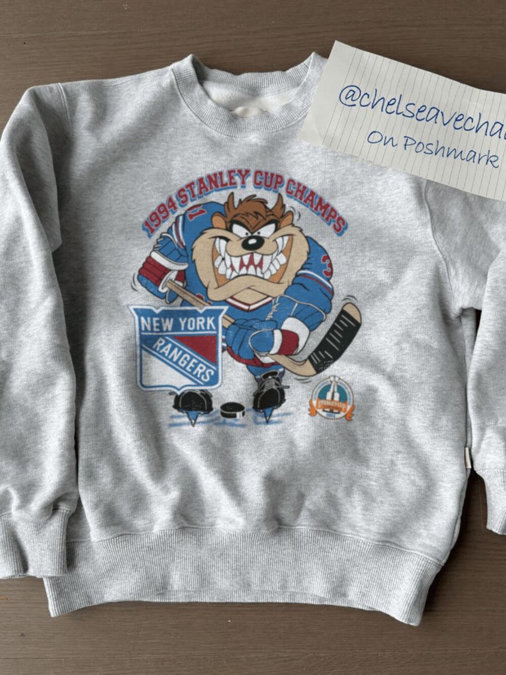 Vintage New York Rangers Hockey Sweatshirt, NHL NY Rangers Looney Tunes Shirt